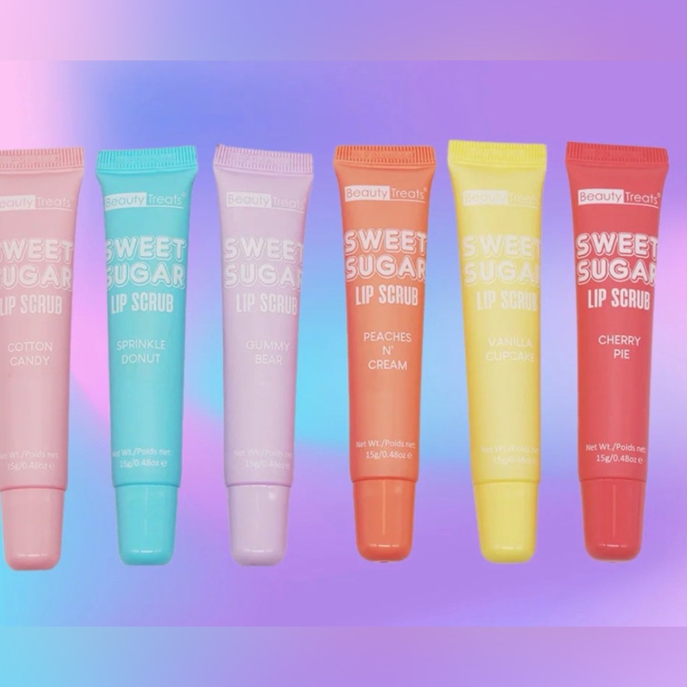 Beauty Treats SWEET SUGAR LIP SCRUB🩷🩵💜🤍